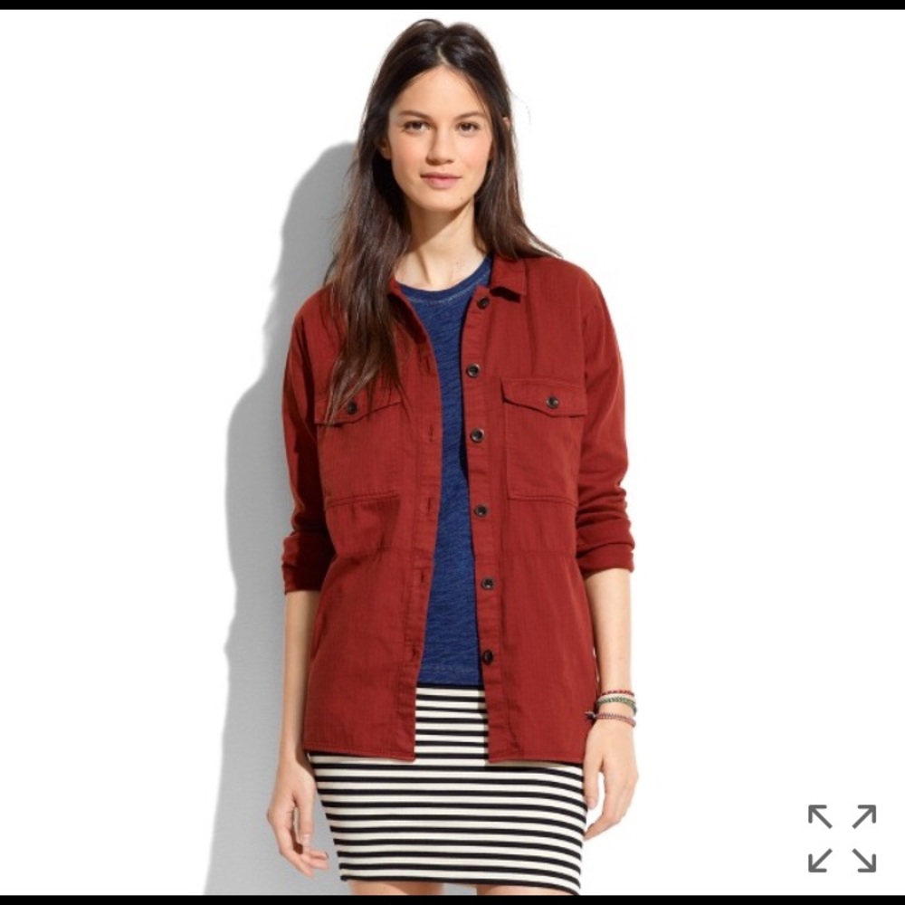 Madewell Herringbone Shirt-Jacket